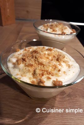 Dessert fromage blanc abricot